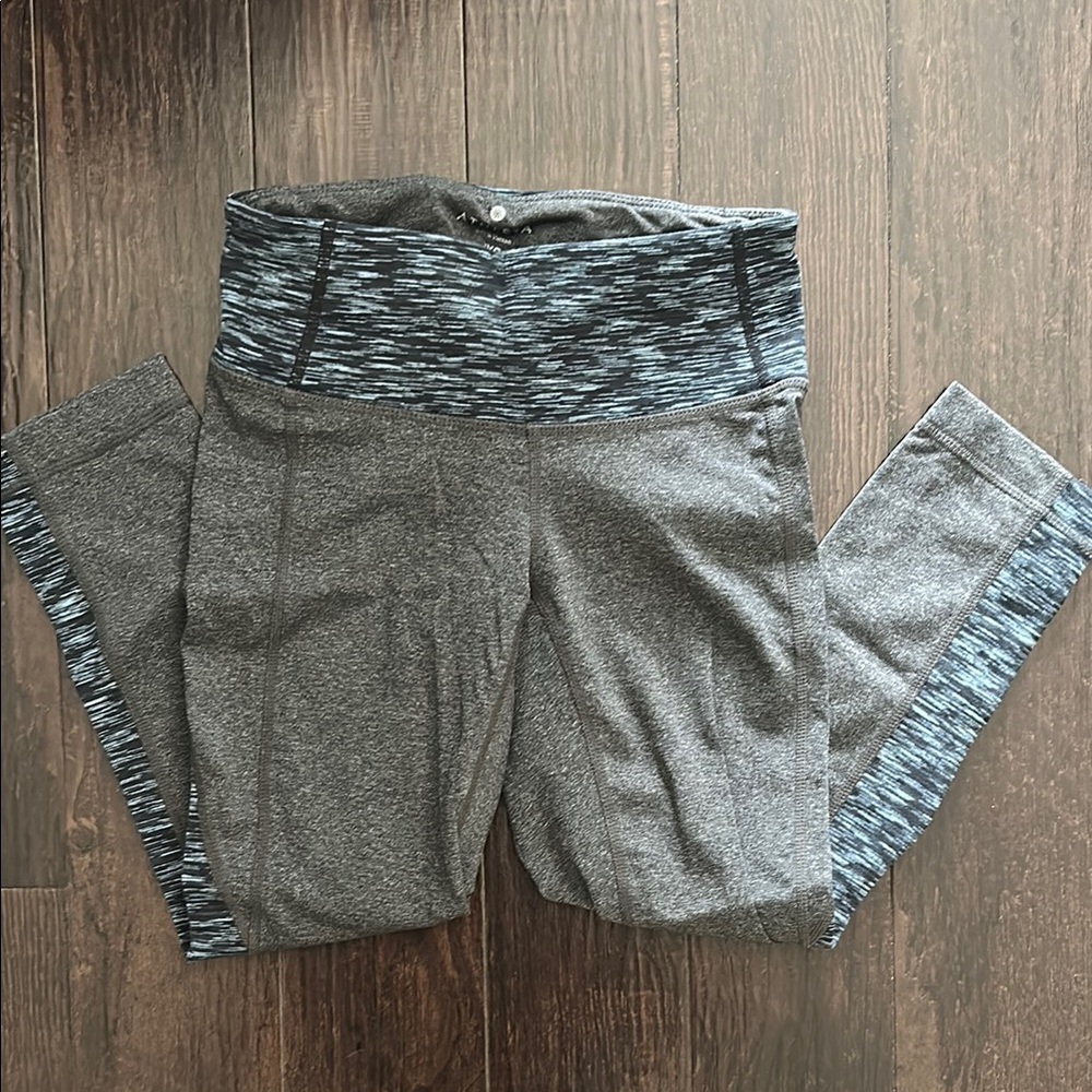 Athleta Gray and Blue Leggings